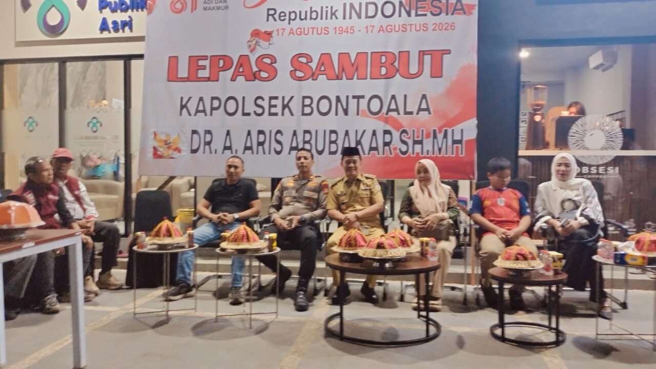 Lepas Pamit Kapolsek Bontoala Dirangkaikan Pesta Rakyat HUT Kemerdekaan RI
